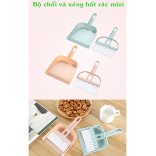 Bộ chổi và xẻng hốt rác mini