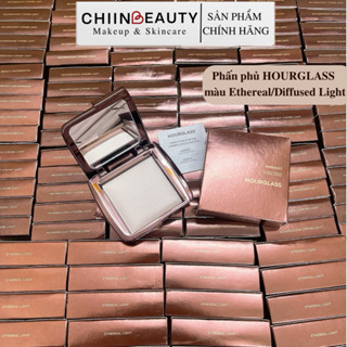 Phấn phủ Hourglass Ambient Powder 10g màu Ethereal/Diffused Light cho khuôn mặt rạng rỡ
