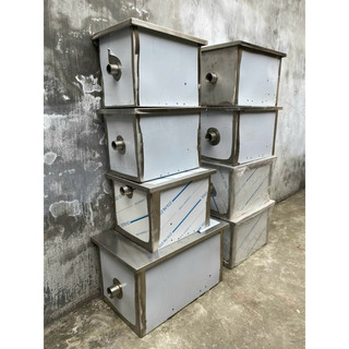 Bể tách mỡ (bẫy mỡ) inox 304 các kích thước