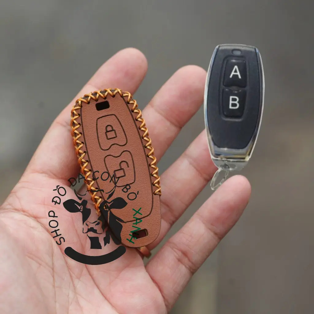 Bao da bọc ốp chìa khoá hyperion mẫu bé handmade da thật