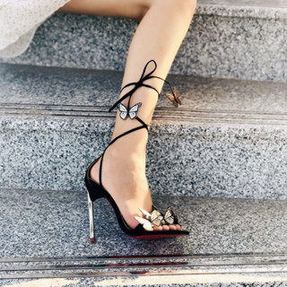 sandal cột dây đính bướm cao cấp( chính chủ tự chụp)