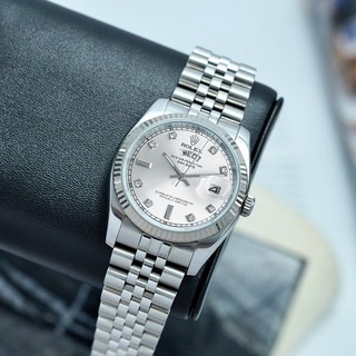 Đồng Hồ Nam Chính Hãng Rolex JAPAN WATCH Dây Thép Đúc Có Đủ 2 Lịch Ngày Thứ Mẫu Mới 2024