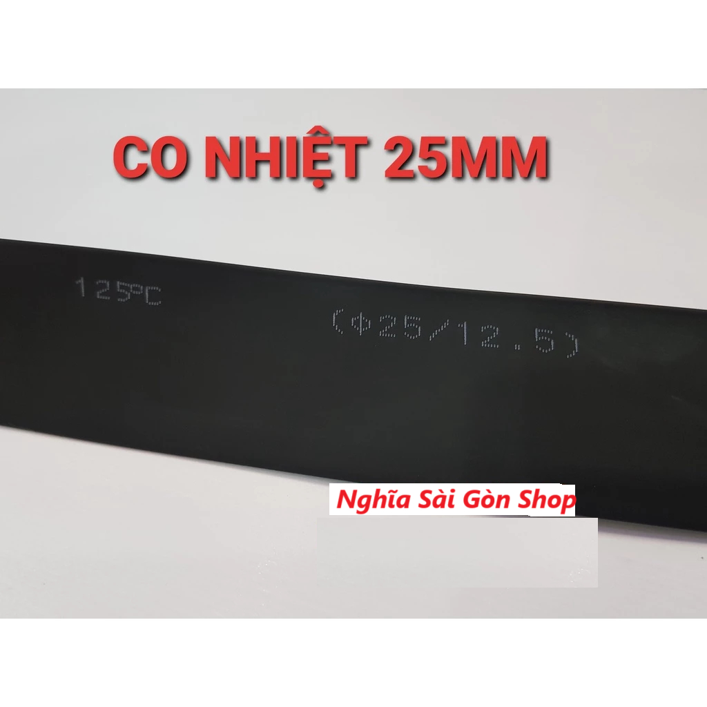 co nhiệt 25mm (cuộn 1 mét)