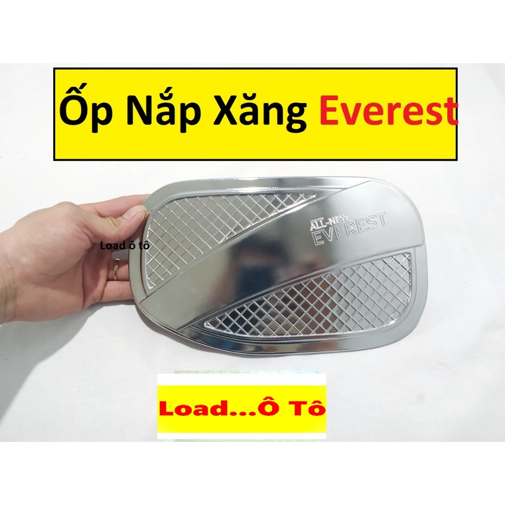 Ốp Nắp Xăng Xe Ford Everest 2025-2018 mạ Crom Sáng Bóng Cao Cấp