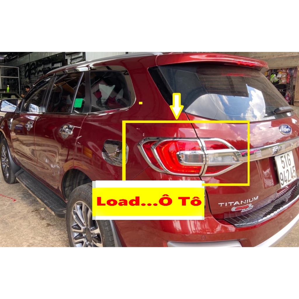 Ốp Viền Đèn Pha, Hậu Xe Ford Everest 2022-2018