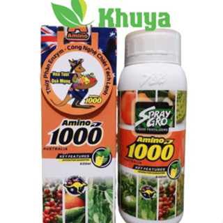 Phân bón lá Toba Amino 1000 chai 500ml Hoa tươi Quả mọng