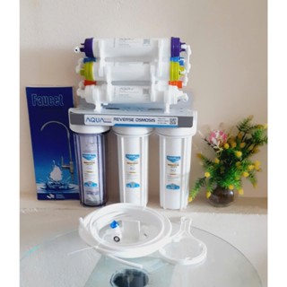 Bộ lọc nano không dùng điện , không nước thải 8 cấp ( đầy đủ vòi, tay mở, van cấp nước , lõi lọc )