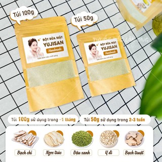 Bột rửa mặt trắng da 1kg (Bột đắp mặt, bột đông y làm trắng da) - Lãn Ông