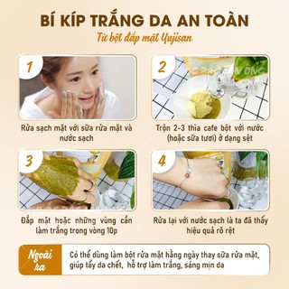 Bột rửa mặt trắng da 1kg (Bột đắp mặt, bột đông y làm trắng da) - Lãn Ông
