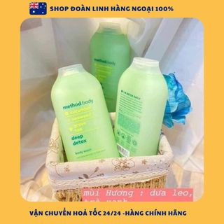 (Vitamin úc đi air) Sữa tắm Method body, hàng Úc
