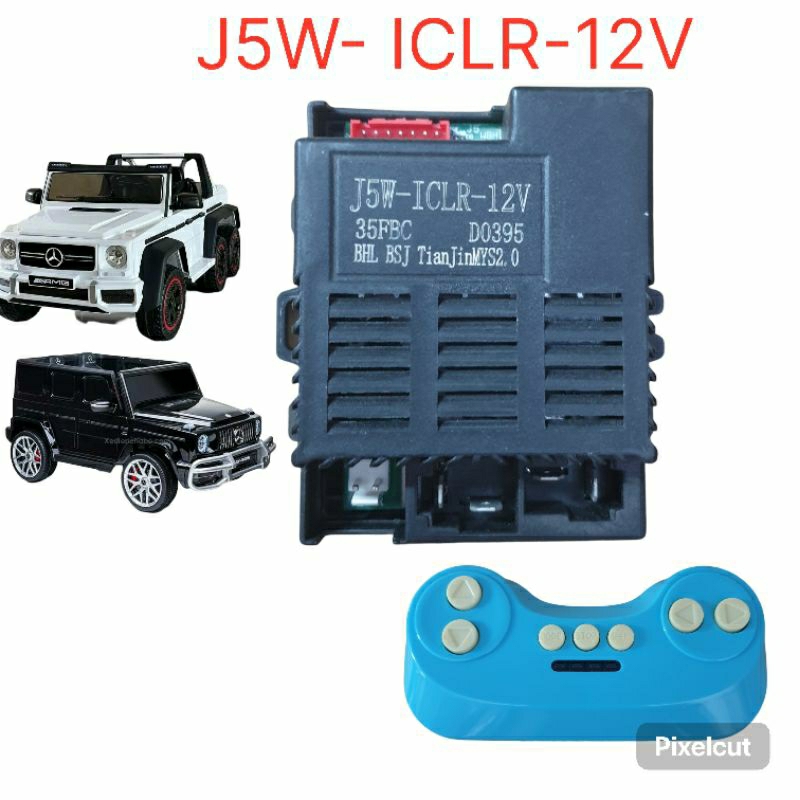 Bo mạch J5W-ICLR-12V| Remote T08W cho xe điện trẻ em Mec G63 12V