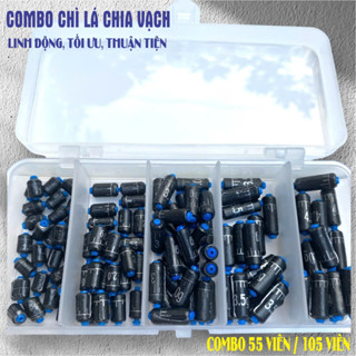 [Hộp 55 - 105 Viên] Chì lá có vạch chia câu đài. Combo hộp chì lá câu đài giá tốt. Hoàng Nam Fishing