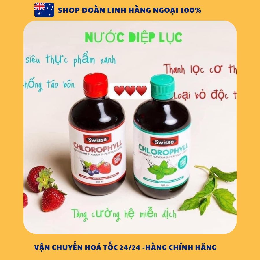 Nước diệp lục Swisse Chlorophyll 500ml