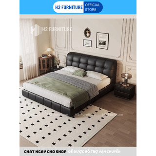 Giường ngủ boba kích thước lòng đệm 1m6x2m hoặc 1m8x2m