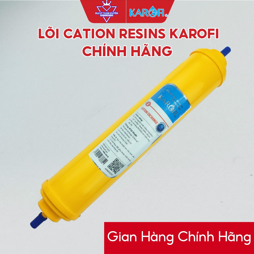 Lõi lọc nước Cation Resins Karofi chính hãng - Dùng cho máy K8RO-H