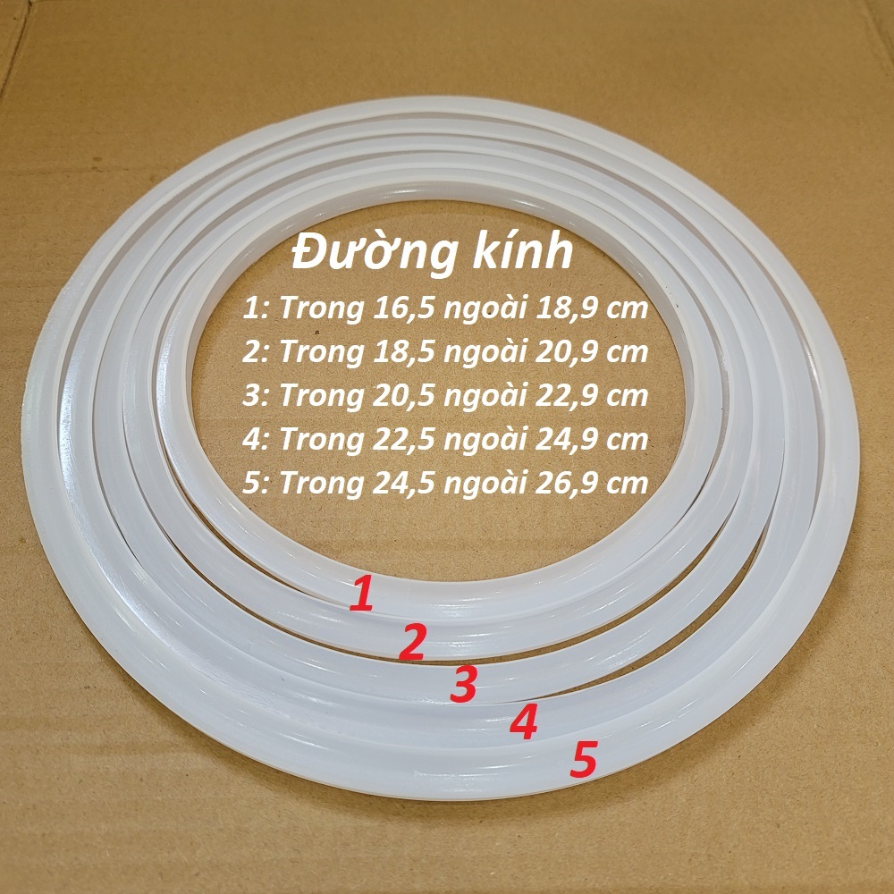Gioăng nồi áp suất nhôm Supor Sunhouse 1 tay cầm dài (roăng ga / Gioăng / zon / ron gas)