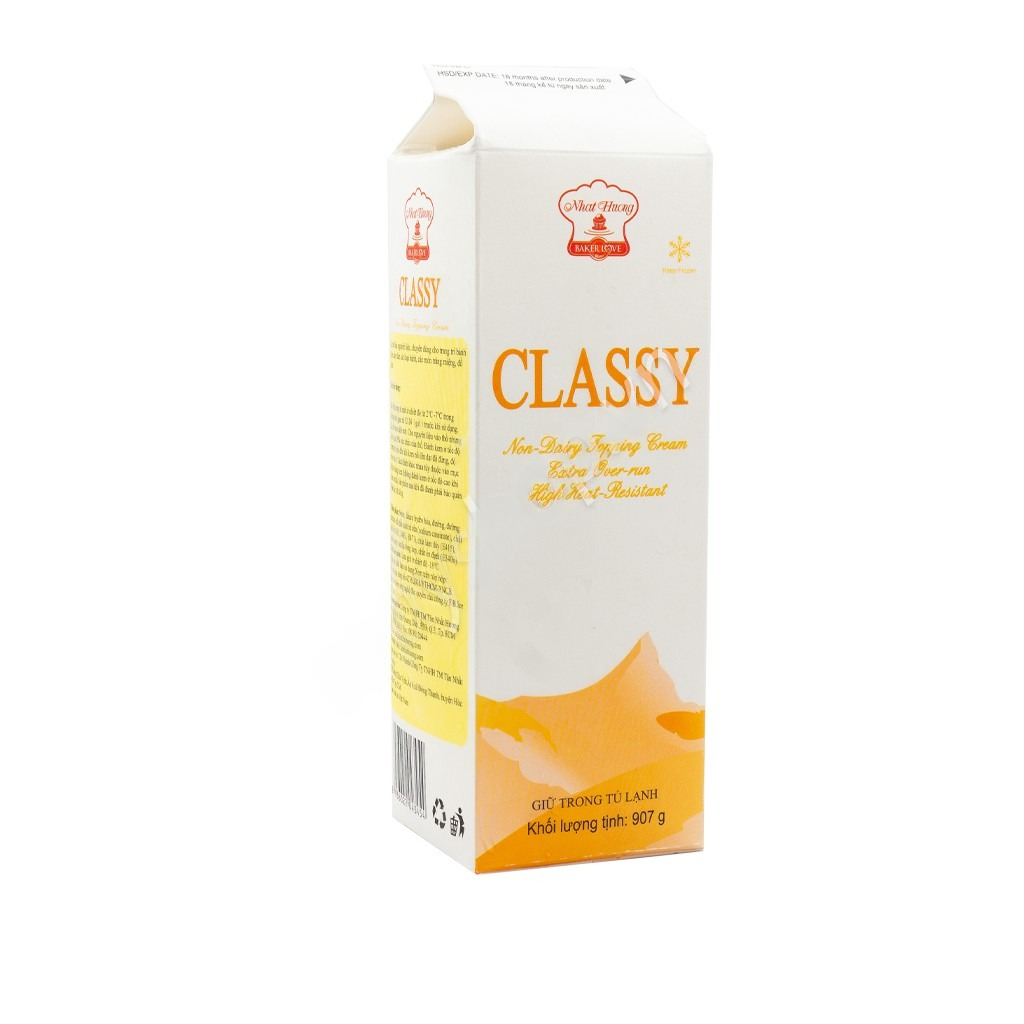 Kem sữa Topping Classy (1 lít) - [Chỉ ship Hỏa tốc tại HN]