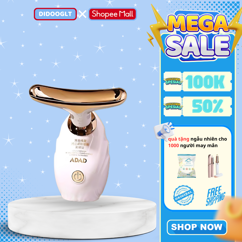 Máy Massage Mặt DIDOOGLT, Máy Nâng Cơ Mặt Giảm Nếp Nhăn Giúp Da Săn Chắc Thon Gọn Tiện Lợi