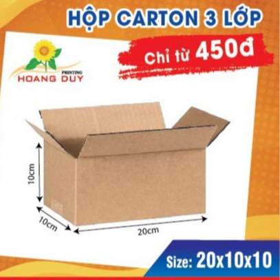 Combo 50 Hộp Carton 20x10x10
