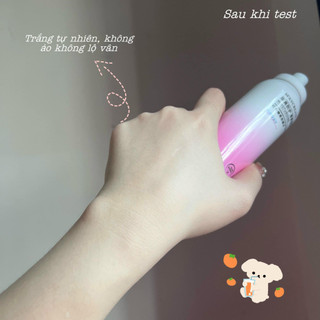 Xịt Make Up Body Maycreate hàng nội địa siêu hot