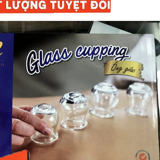 [TBYT ĐỨC NGA] Ống giác hơi thủy tinh 12 cốc - giác hơi dùng lửa HÀNG CHUẨN