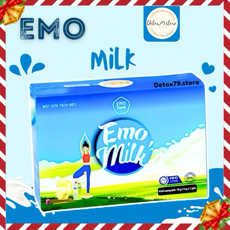 EMO SLIM BY FEN - Bột Sữa Bò Tách Béo Emo Milk, Hỗ Trợ Kiểm Soát Cân Nặng, giữ dáng, Chính Hãng