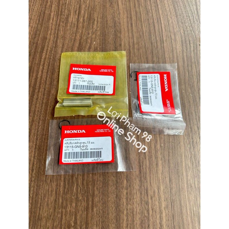 Bộ Ắc Piston Wave / Dream / Future . Honda Thái Lan ( 13111-087-000 )
