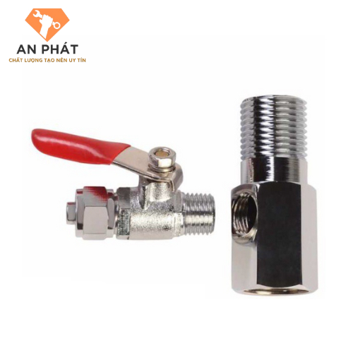 Van Khóa Cấp Nước Máy Lọc Nước Ren 21/10 (Ren 21-Dây 10mm)