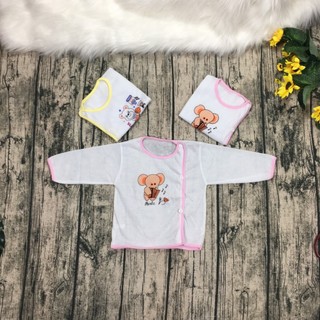 Áo sơ sinh dài tay RẺ ( Combo 10 áo)