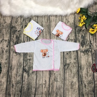 Áo sơ sinh dài tay RẺ ( Combo 10 áo)