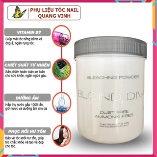 Hũ bột tẩy tóc blond diva 400g (siêu rẻ siêu mịn)