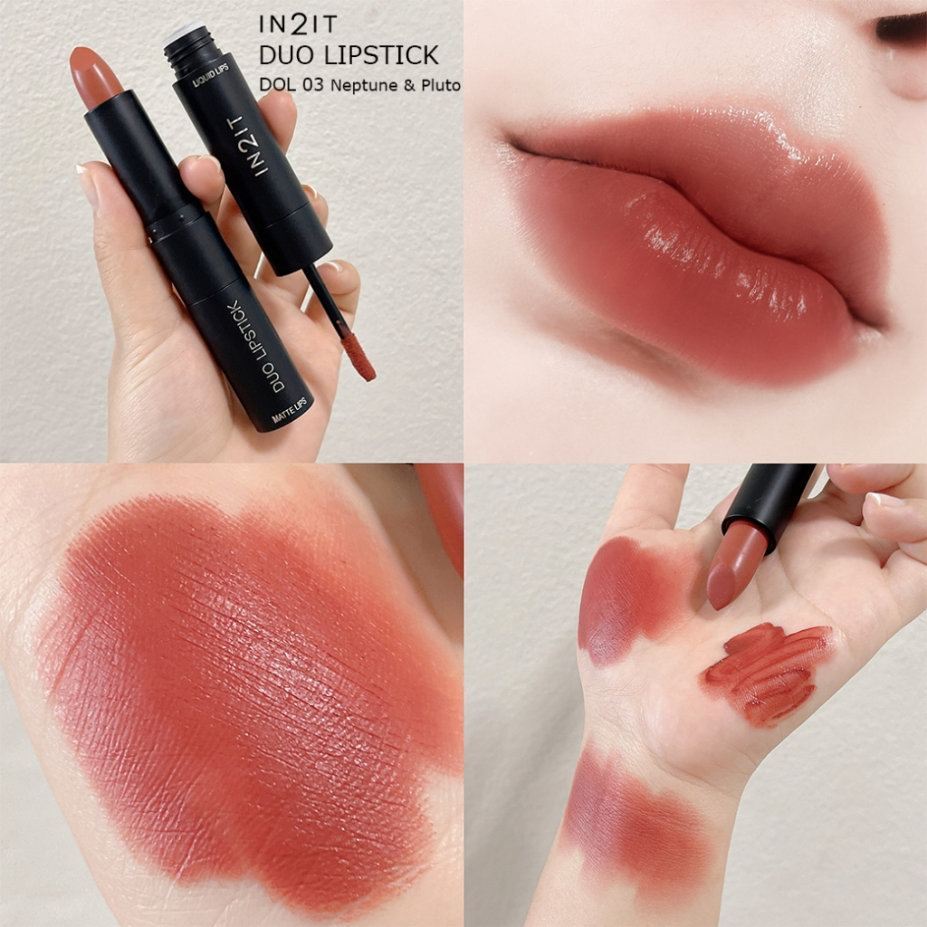 Son Lì 2 Đầu IN2IT Duo Lipstick