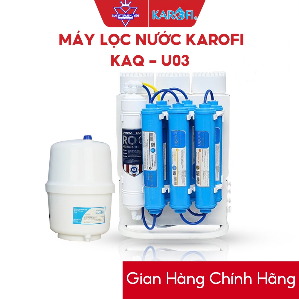 [HÀNG CHÍNH HÃNG] MÁY LỌC NƯỚC KAROFI KAQ-U03