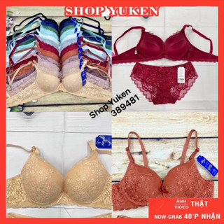 A096.Áo Lót Nữ . Áo Ngực Ren Boya Đệm Dày 3cm không gọng Siêu Tạo Khe và mặc rất êm bền đẹp Shop Yuken