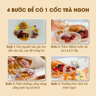 Trà lipton xí muội cam thảo, set trà tắc xí muội chua ngọt chuẩn vị - Lãn Ông