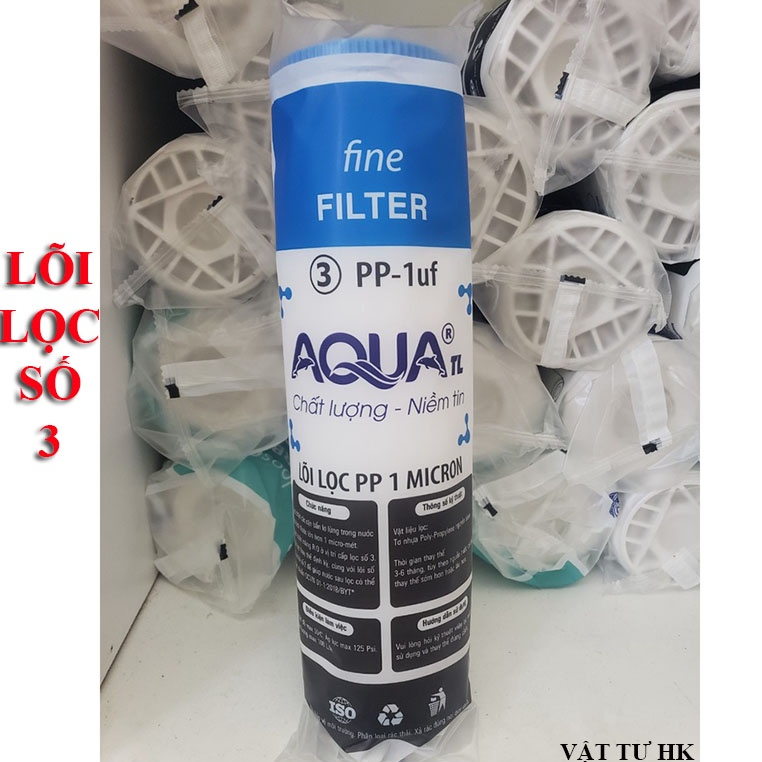 Lõi lọc nước thô số 3 AQUA TL thay máy lọc nước Aqua hàng Tốt