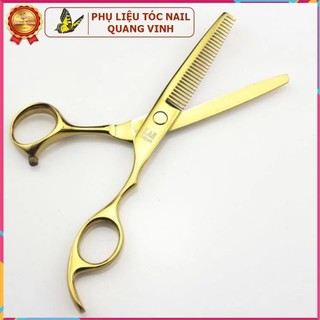 Bộ kéo cắt tóc Kasho HA 05 vàng (kéo tay phải)