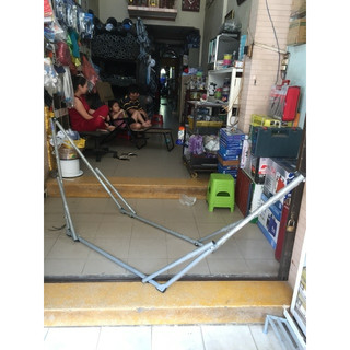 (ST) Võng Xếp Tiến Đạt Khung Thép Sơn Tĩnh Điện Phi 32