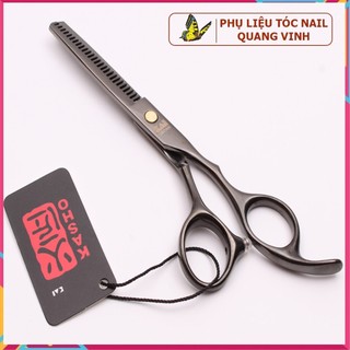Bộ kéo cắt tóc kasho Japan HA 05 đen (kéo tay phải)