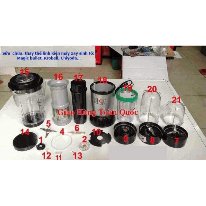 (PHỤ KIỆN MÁY XAY) PHỤ KIỆN MÁY XAY SINH TỐ MAGICBULLET