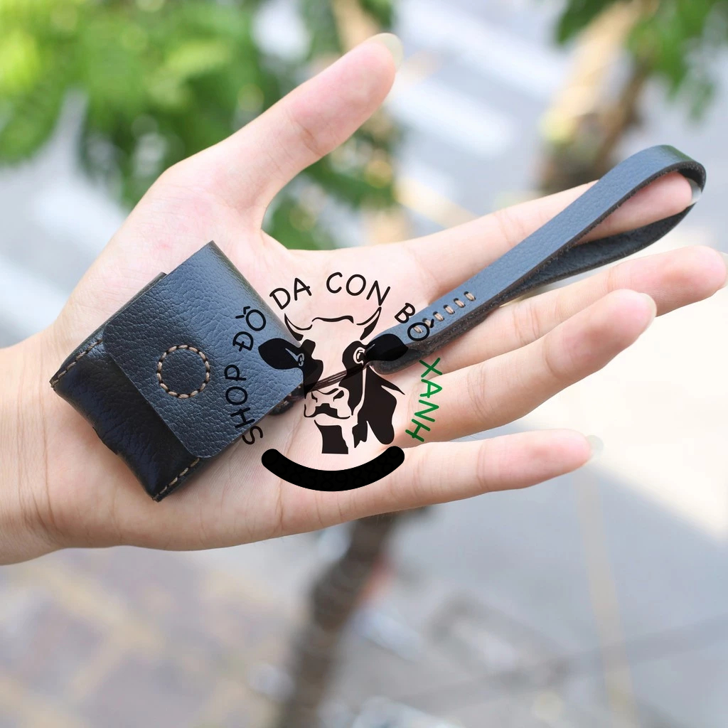 Bao da Airpod 2 , bao da Airpods 2, AP 1 handmade da thật