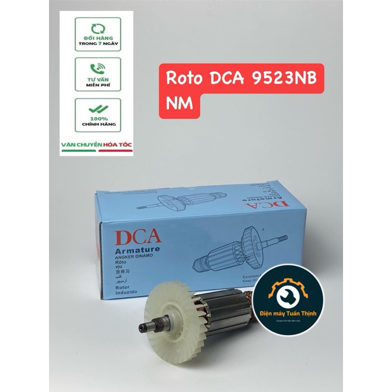 Roto DCA máy mài Makita 9523 (Tặng 1 bộ chổi than)