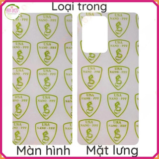 Dán PPF Xiaomi 11T pro loại trong, nhám dành cho màn hình, mặt lưng, lưng bo viền