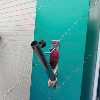 Bass treo cờ tổ quốc, Giá treo cờ tổ quốc loại nghiêng, giá cắm cờ inox gắn tường