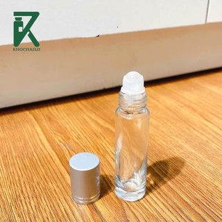 (COMBO 10 CHAI)Chai bi lăn mờ nắp bạc 10ml