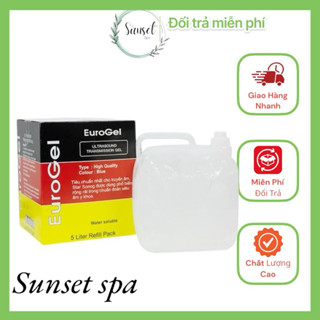    Ship Hoả Tốc TPHCM  Gel EURO Gel Siêu Âm - Gel Lạnh Triệt Lông Can 5 Lít 