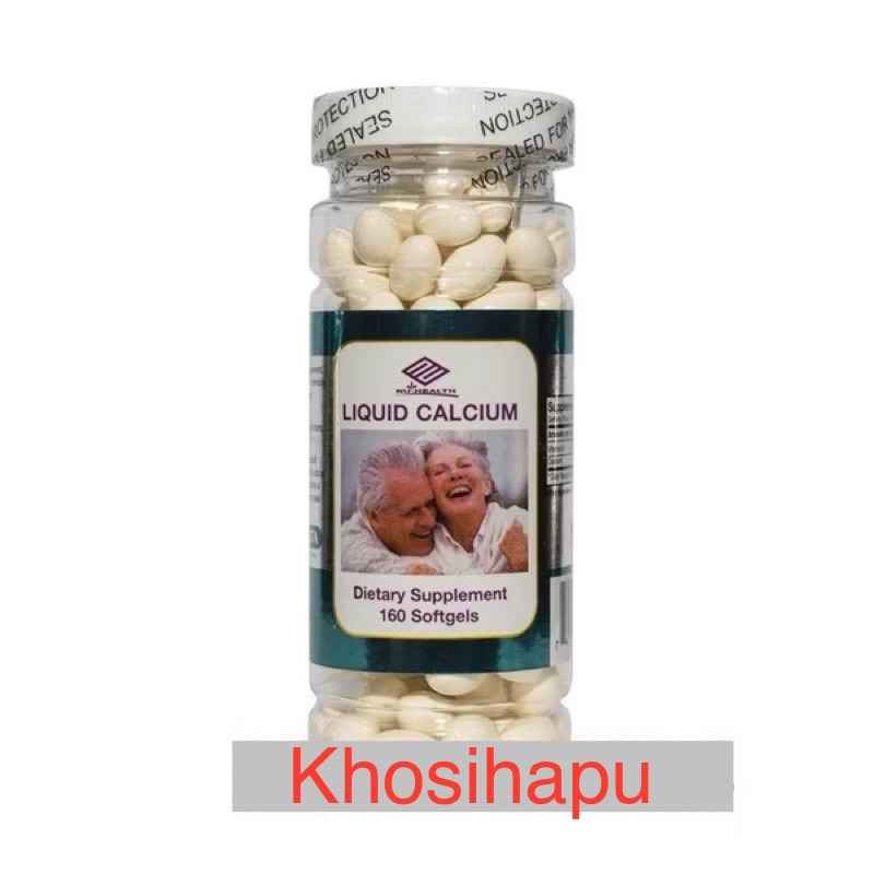Liquid Calcium bổ sung canxi cho cơ thể chắc khoẻ nhập khẩu chính hãng Mỹ 160 viên