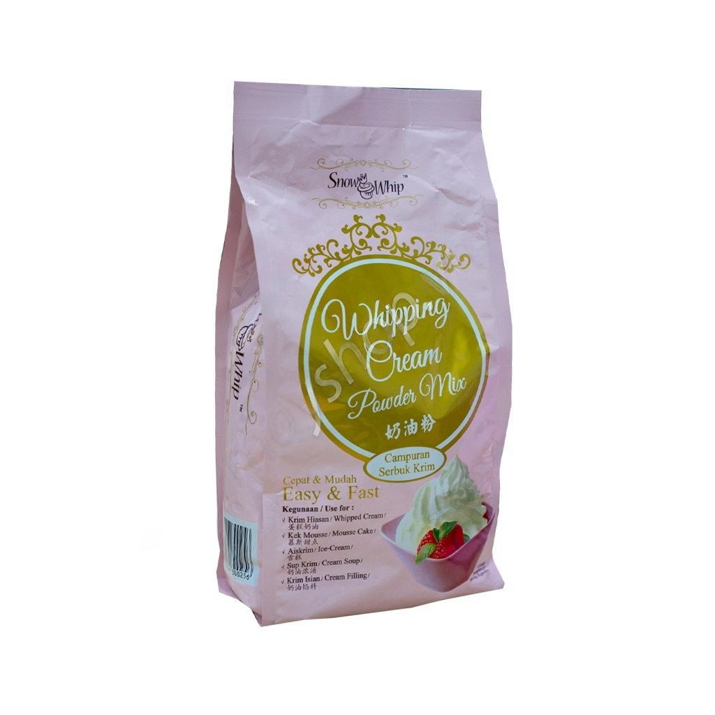 Gói màu hồng, Bột Whipping Cream Snow Whip (500g)