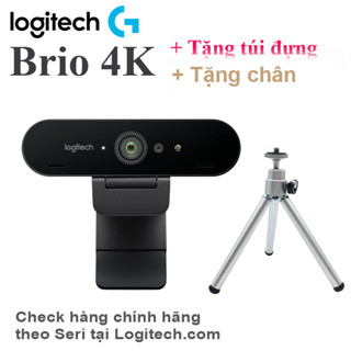 Webcam Logitech BRIO - 4K Ultra HD chính hãng mới full box, nguyên seal (1001)
