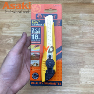 Dao rọc giấy Asaki AK-8743 (Có lưỡi dao sơ cua)